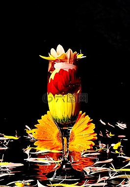 花卉,葉子,工作室