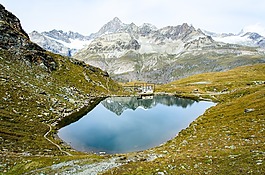 湖,阿尔卑斯山,瑞士