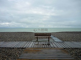 工作臺,海灘,海
