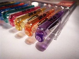 铅笔,凝胶铅笔,彩绘