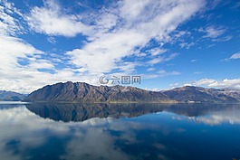 藍(lán)色,天空,云