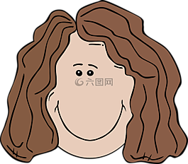 女子,脸,微笑