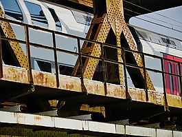 橋,火車,旅行