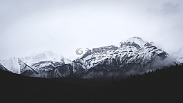 山,高原,云