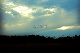 多云,云,天堂