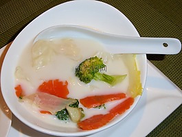 椰子汤,泰国食品,蔬菜