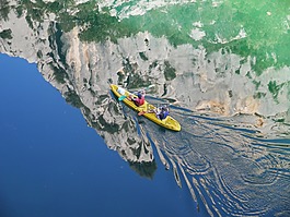 gorges du verdon峡谷,皮艇,驱动器
