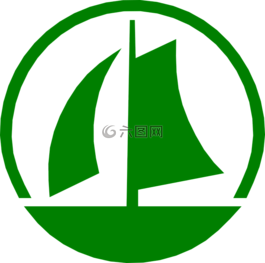 船,綠色,側(cè)影