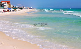 海岸線,海灘,熱帶