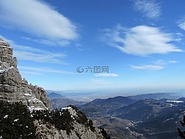 巖,云,天空