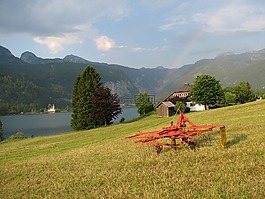格伦德尔湖,奥地利,山