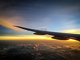 飛行,云,旅行