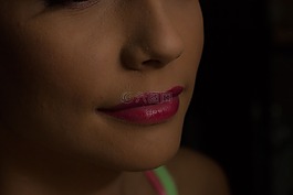 嘴唇,女子,女孩