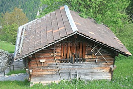 小屋,瑞士,木材