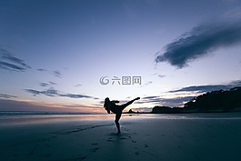 人,女子,黑暗