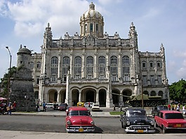 古巴,建筑,汽車