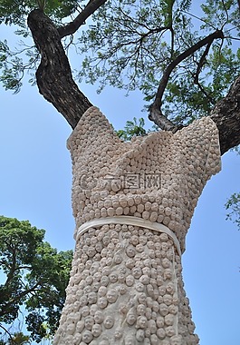 树,街头艺术,树装饰