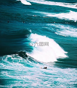 藍(lán)色,水,海