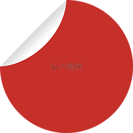 標簽,空白,紅色