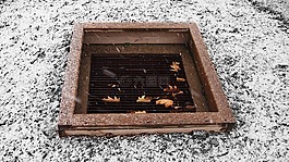 雨水管,排水,雪