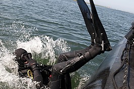 潛水員,海軍,水肺