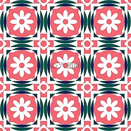 模式,幾何,花