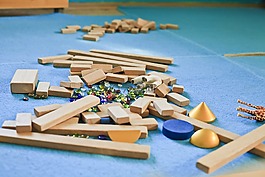 玩具,播放,構建基塊