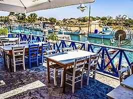 塞浦路斯,potamos liopetri,鱼小酒馆