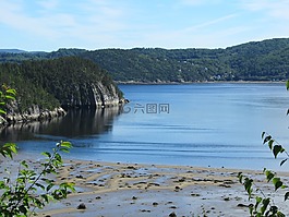 沙格,低潮,峽灣