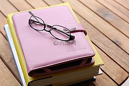 眼鏡,片劑,書