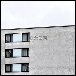 hauswand,抽象,窗口