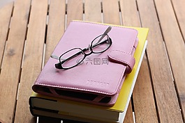 眼鏡,片劑,書