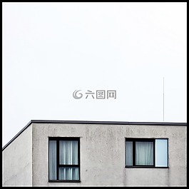 hauswand,抽象,窗口