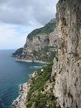 卡布里,懸崖,海