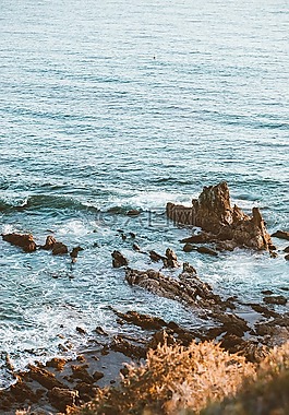 石,形成,海