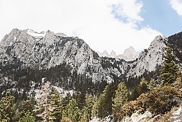 山,谷,自然
