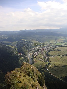 斯洛伐克,山,景觀