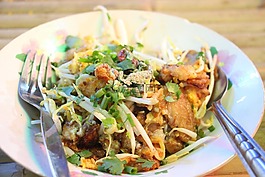 食品,炸鸡,炒蛋