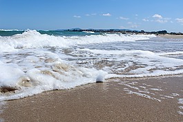 海灘,夏天,普里莫