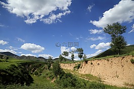 云,山,風(fēng)景