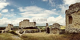 盖拉德城堡,废墟,建设