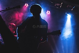 音樂會,顏色,吉他手