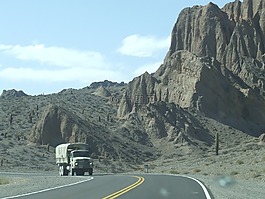 卡车,公路,自然