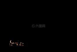 黑暗,夜,篝火