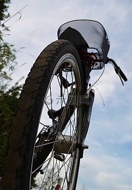 騎自行車,自行車,低角度拍攝