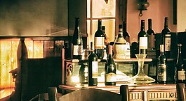 葡萄酒,表,食品
