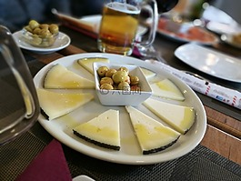 奶酪,橄欖,午餐