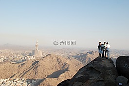 查看,山,天空