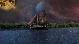 船舶,平衡,星星