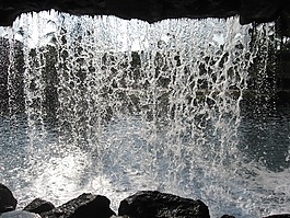 大瀑布,水,天然水